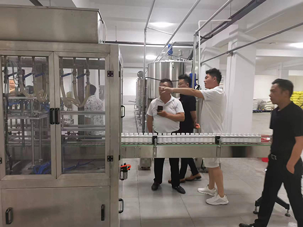 50-100ml小包裝液體肥灌裝生產線設備 達意隆液態(tài)肥成套設備生產廠家